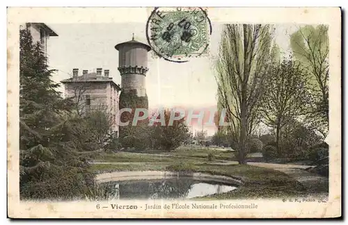 Cartes postales Vierzon Jardin de l ecole nationale professionnelle