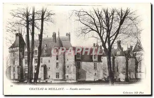 Ansichtskarte AK Chateau de Meillant Facades exterieures