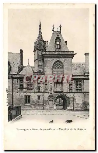 Cartes postales Bourges Hotel Jacques Coeur Pavillon de la chapelle