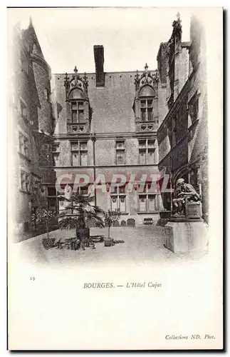 Ansichtskarte AK Bourges Hotel Cujas