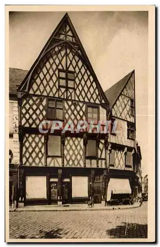 Cartes postales Bourges Vieilles maisons du 14eme