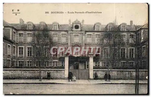 Cartes postales Bourges Ecole normale d institutrices