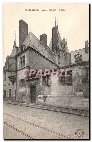 Ansichtskarte AK Bourges Hotel Cujas Musee