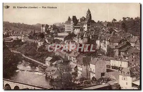 Cartes postales Uzerche Vue generale