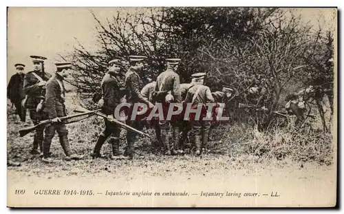 Ansichtskarte AK Militaria Guerre de 1914 Infanterie belge en embuscade