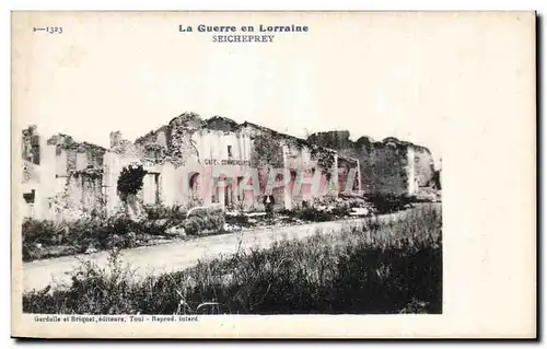 Cartes postales Militaria Guerre 1914 Seicheprey