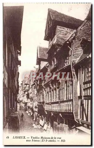 Lisieux - Maison du XVI siecle - Rue aux Fevres - Cartes postales