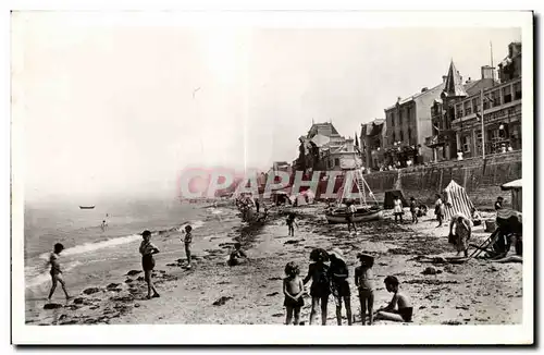 Saint Aubin sur Mer - La Plage et la Digue Ansichtskarte AK