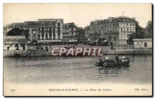 Trouville - La Place du Casino - Ansichtskarte AK