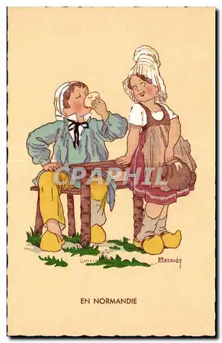 Humour - Illustration - Folklore - Costumes - En Normandie - Ansichtskarte AK