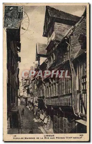 Lisieux - Vieilles Maisons - Rue aux Fevres - Ansichtskarte AK