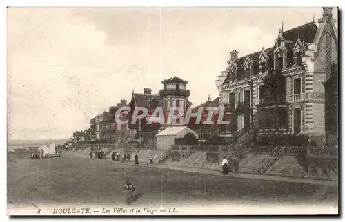 Houlgate - Les Villas et la Plage - Cartes postales