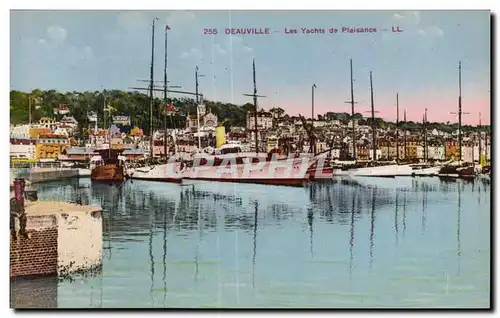 Deauville - Les Yachts de Plaisance - Cartes postales