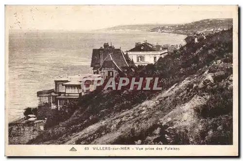 Villers sur Mer - Vue prise des Falaises - Cartes postales