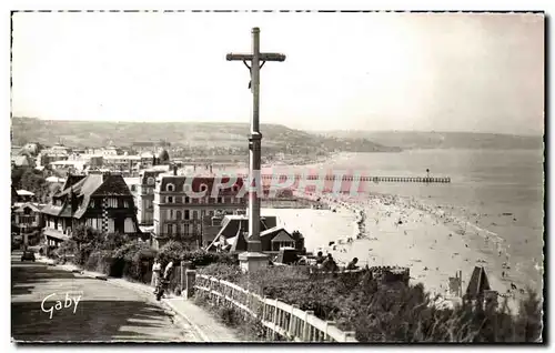 Trouville Deauville - Le Calvaire et la Plage - Ansichtskarte AK