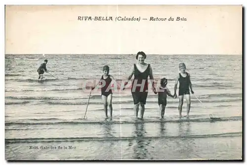 Riva Bella - Retour du Bain - Ansichtskarte AK