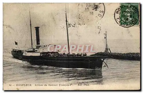 Honfleur - Arrivee du Steamer Francois I - Cartes postales