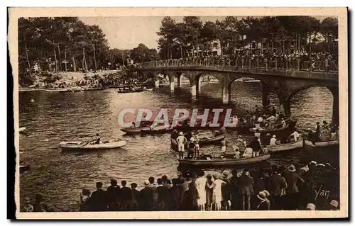 Hossegor - pres Capbreton - Le Pont et les Regates - Ansichtskarte AK