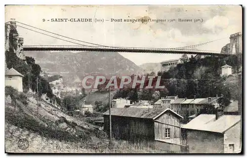 Saint Claude- Pont Suspendu - Cartes postales