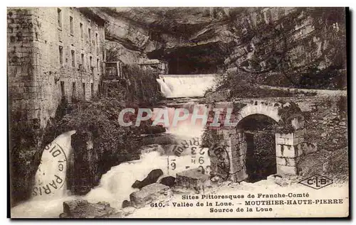 Mouthier Haute Pierre - Source de la Loue - Cartes postales