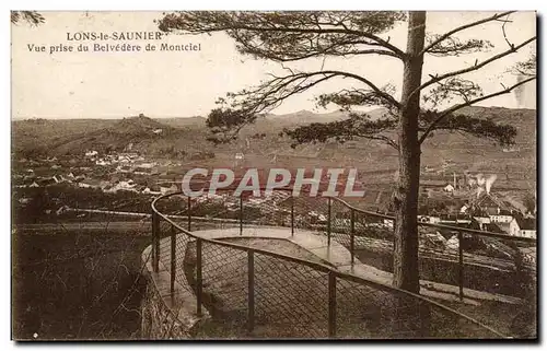 Lons le Saunier - Vue prise du Belvedere du Montelel - Cartes postales