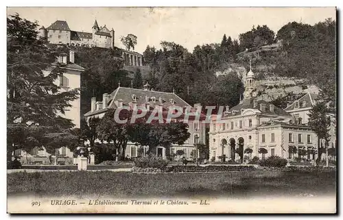 Uriage - Etablissement Thermal et le Chateau - Cartes postales