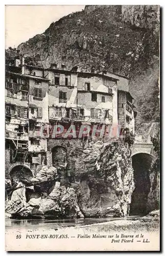 Pont en Royans - Les Vieilles Maisons sur la Bourne - Cartes postales