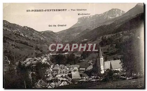 St Pierre d Entremont - Vue Generale - Ansichtskarte AK