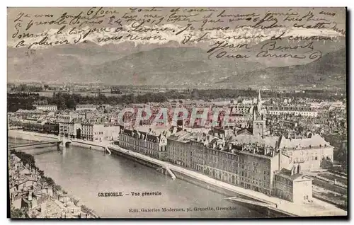 Grenoble - Vue Generale - Cartes postales