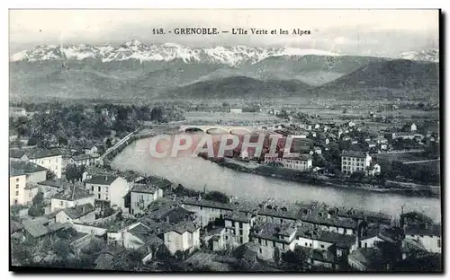 Dauphine - Grenoble - L Ile Verte et les Alpes - Cartes postales