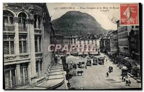 Dauphine - Grenoble - Place Grenette - Mont St Eynard - Cartes postales