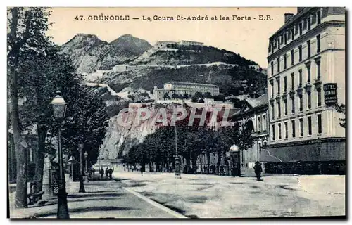 Dauphine - Grenoble - Le Cours St Andre et les Forts - Ansichtskarte AK