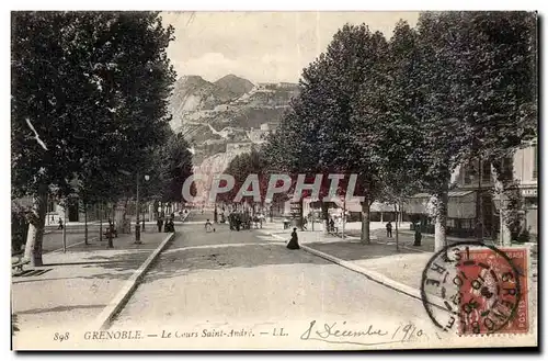 Grenoble - Le Cours Saint Andre - Cartes postales