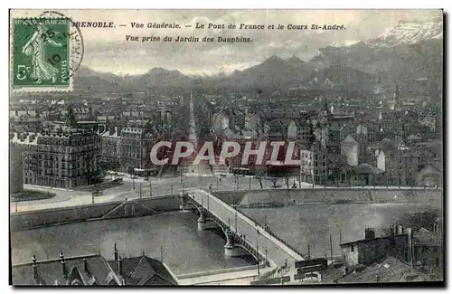 Grenoble - Vue Generale - Cartes postales