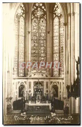 CARTE PHOTO Eglise Ste Gongoult