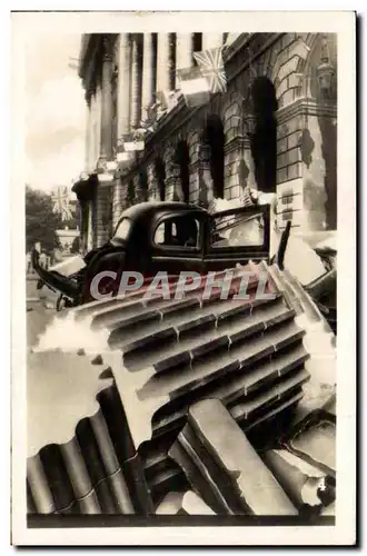 CARTE PHOTO Militaria Ruines a Paris