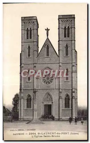 Saint Laurent du Pont - L Eglise Saint Bruno - Cartes postales