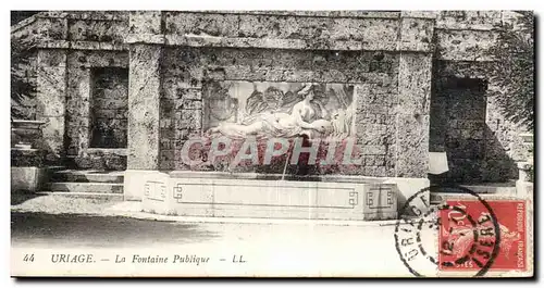 Uriage - La Fontaine Publique - Cartes postales