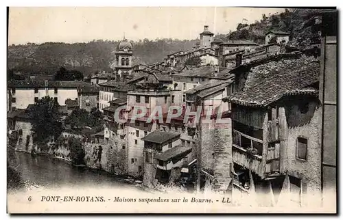 Pont en Royans - Maisons Suspendus sur al Bourne - Cartes postales