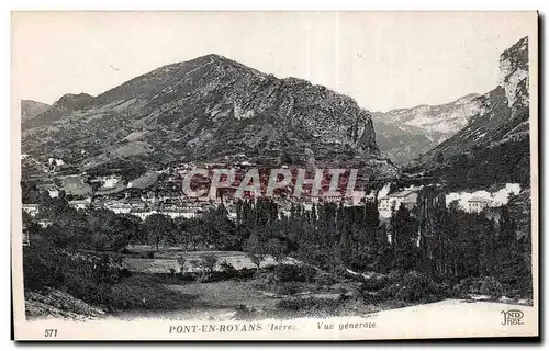 Pont en Royans - Vue Generale - Cartes postales