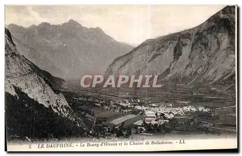 Dauphine - Bourg d Oisans - Chaine de Belledonne - Ansichtskarte AK