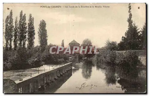 Pont de Cheruy - Les Bords de la Bourbre - Moulin Vilette - Cartes postales