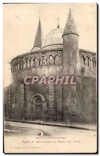 Neuvy Saint Sepulchre - Eglise Saint Jacques le Majeur - Cartes postales
