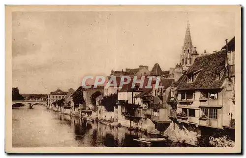 Argenton sur Creuse - Vieilles Maisons au bord de la Creuse - Cartes postales