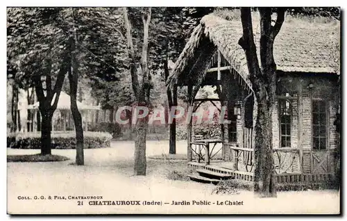Chateauroux - Jardin Public - Cartes postales