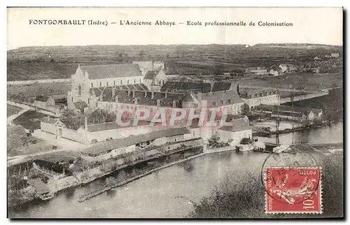 Fontgombault - L Ancienne Abbaye Ecole professionnelle de colonisation - Cartes postales