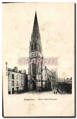 Argenton - Eglise Saint Sauveur - Cartes postales