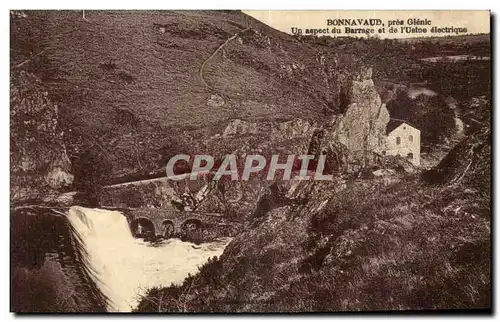 Bonnavaud - pres Glenic - Le Barrage - Usine Electrique - Ansichtskarte AK