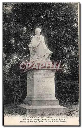 La Chatre - Statue de George Sand - Cartes postales
