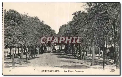 Chateauroux - La Place Lafayette - Ansichtskarte AK